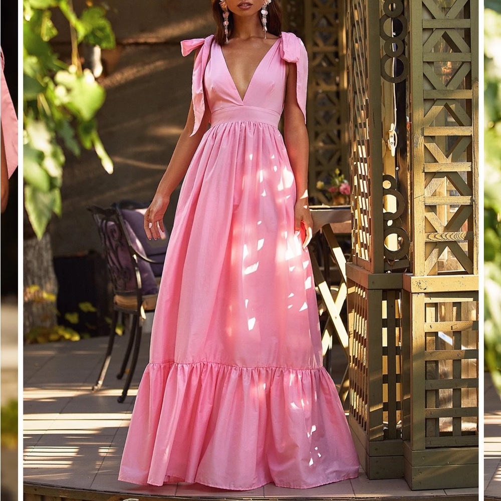 Alamour the Label Pink Maxi - Cellina Dress